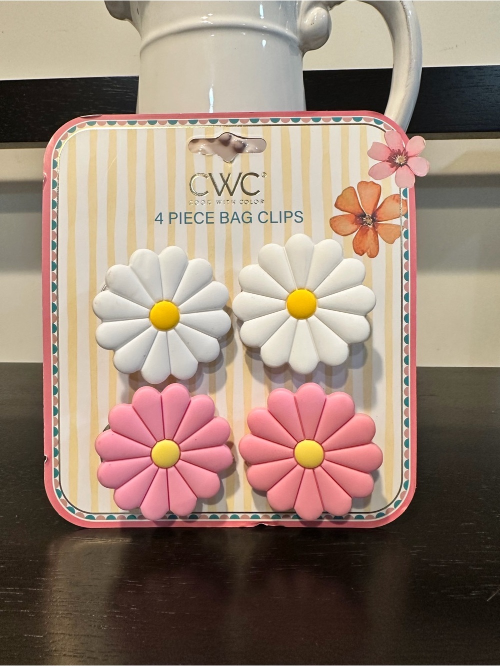 CWC Daisy Flower Bag Clips - Picture 2 of 3